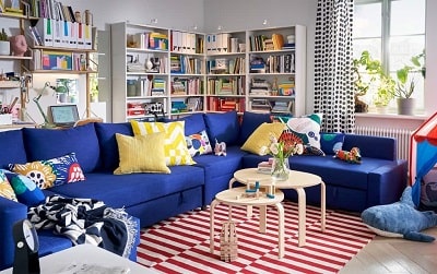 The superhero living room for the big family