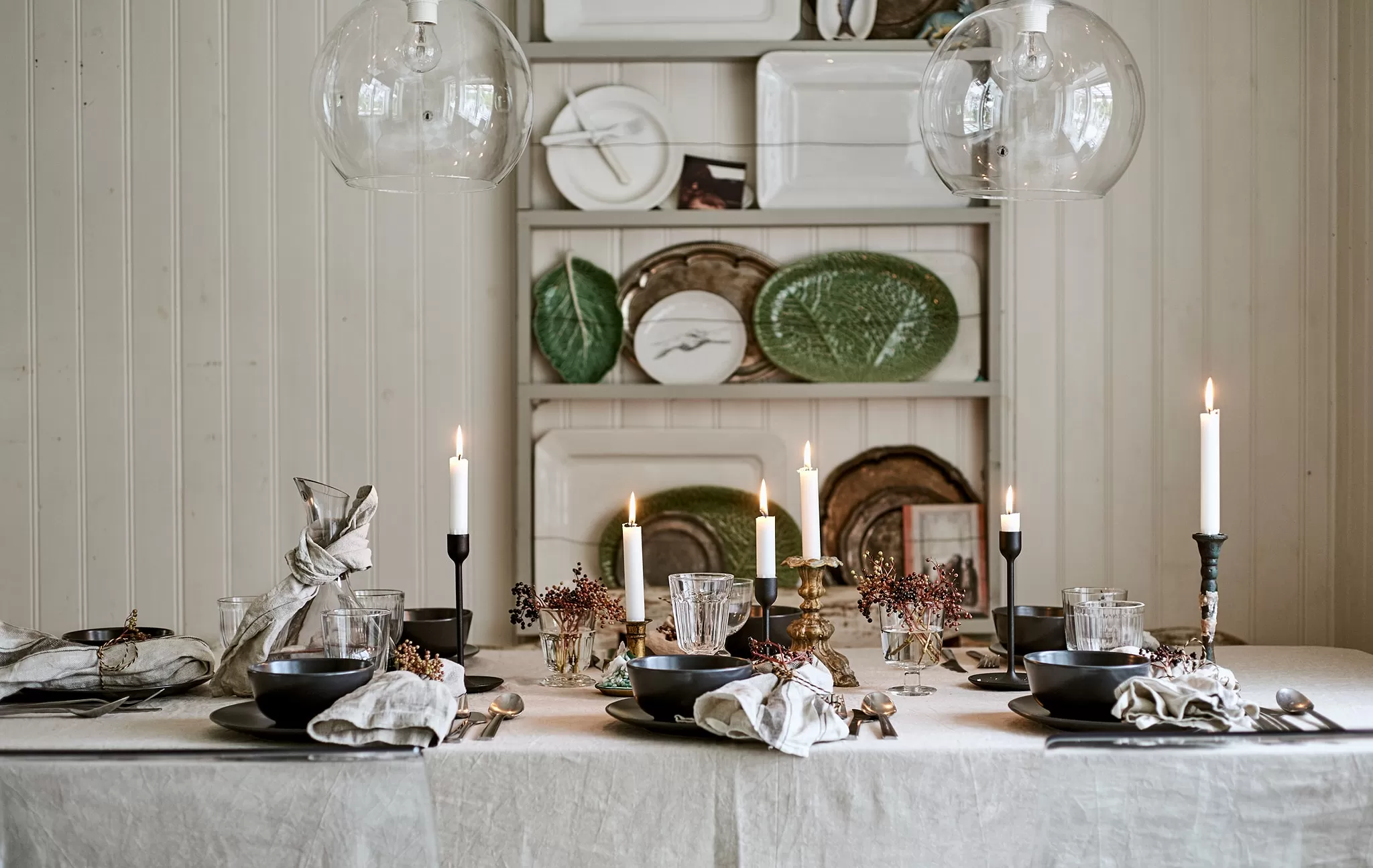 Home visit: inspiration for your festive table