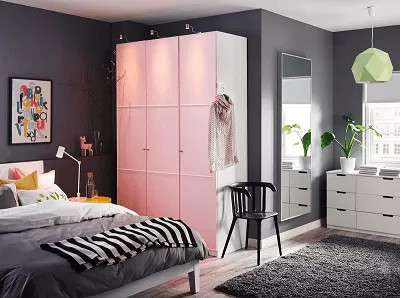 Inilah desain lemari pakaian untuk kamar sempit