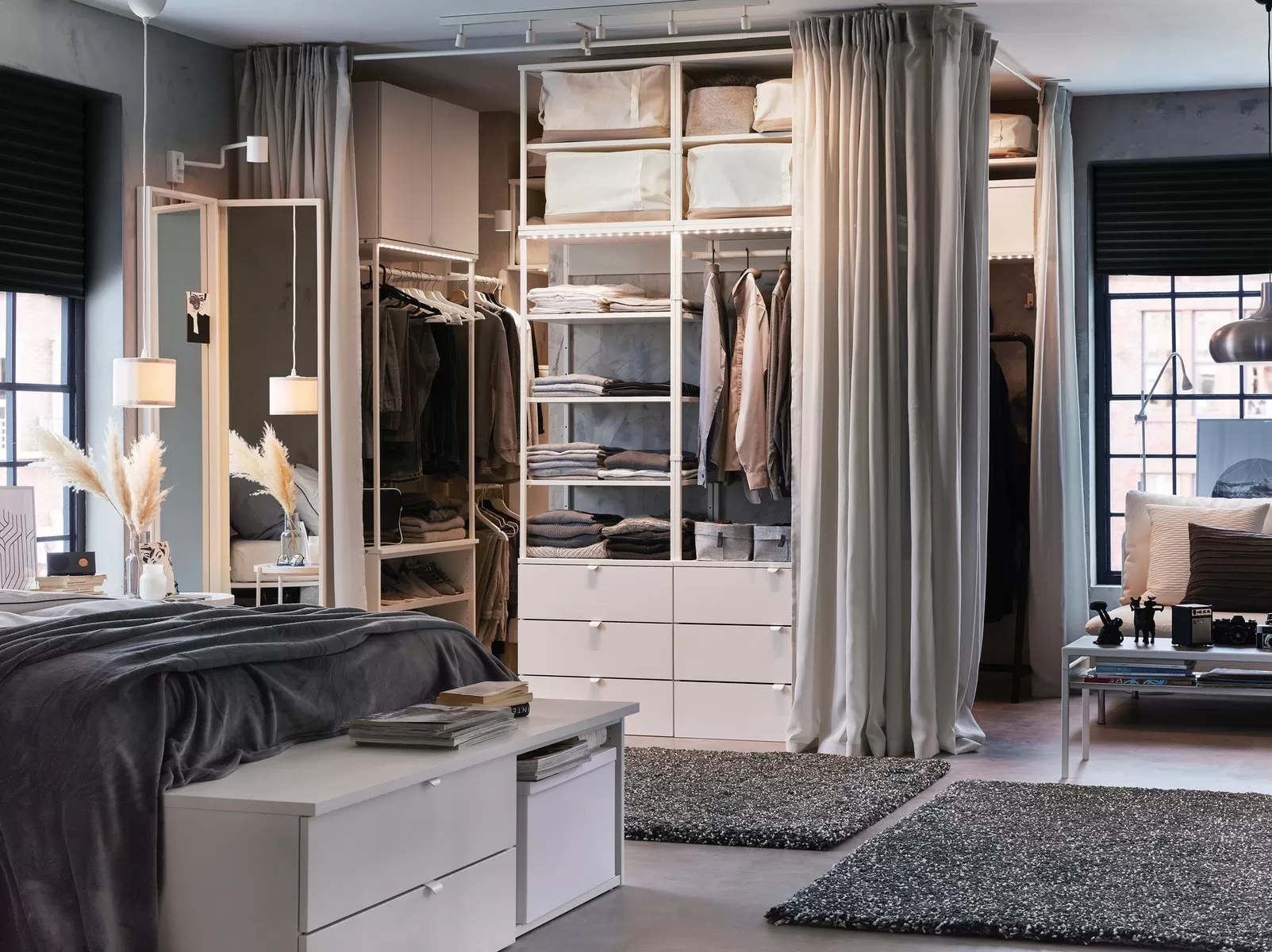 Ide menata tempat penyimpanan pada kamar tidur