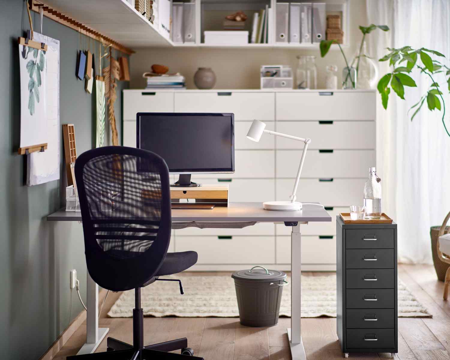 A home workspace set up to meet your needs