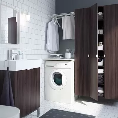 Make laundry a part of your bathroom style