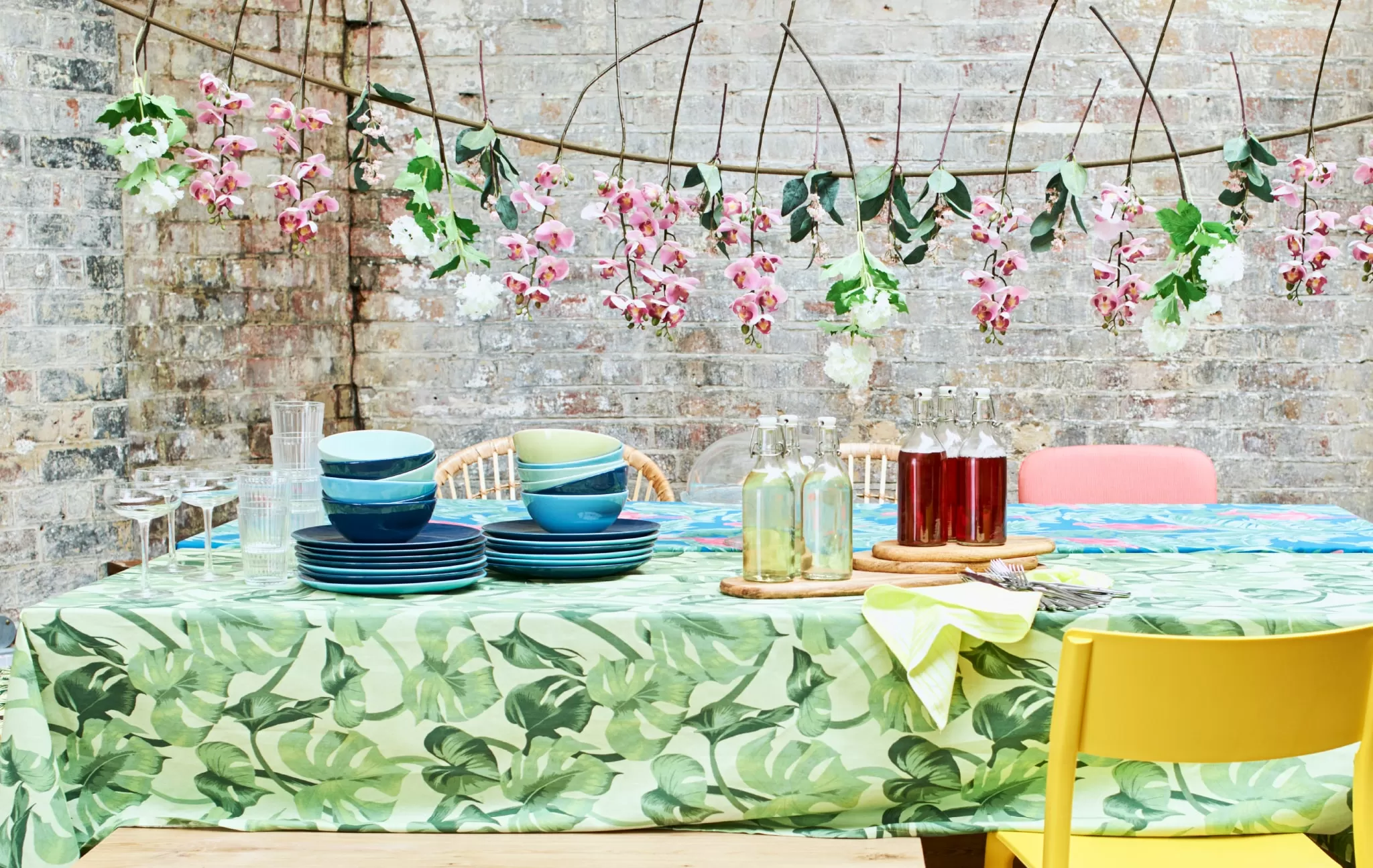 Home visit: table deco ideas for a summer party
