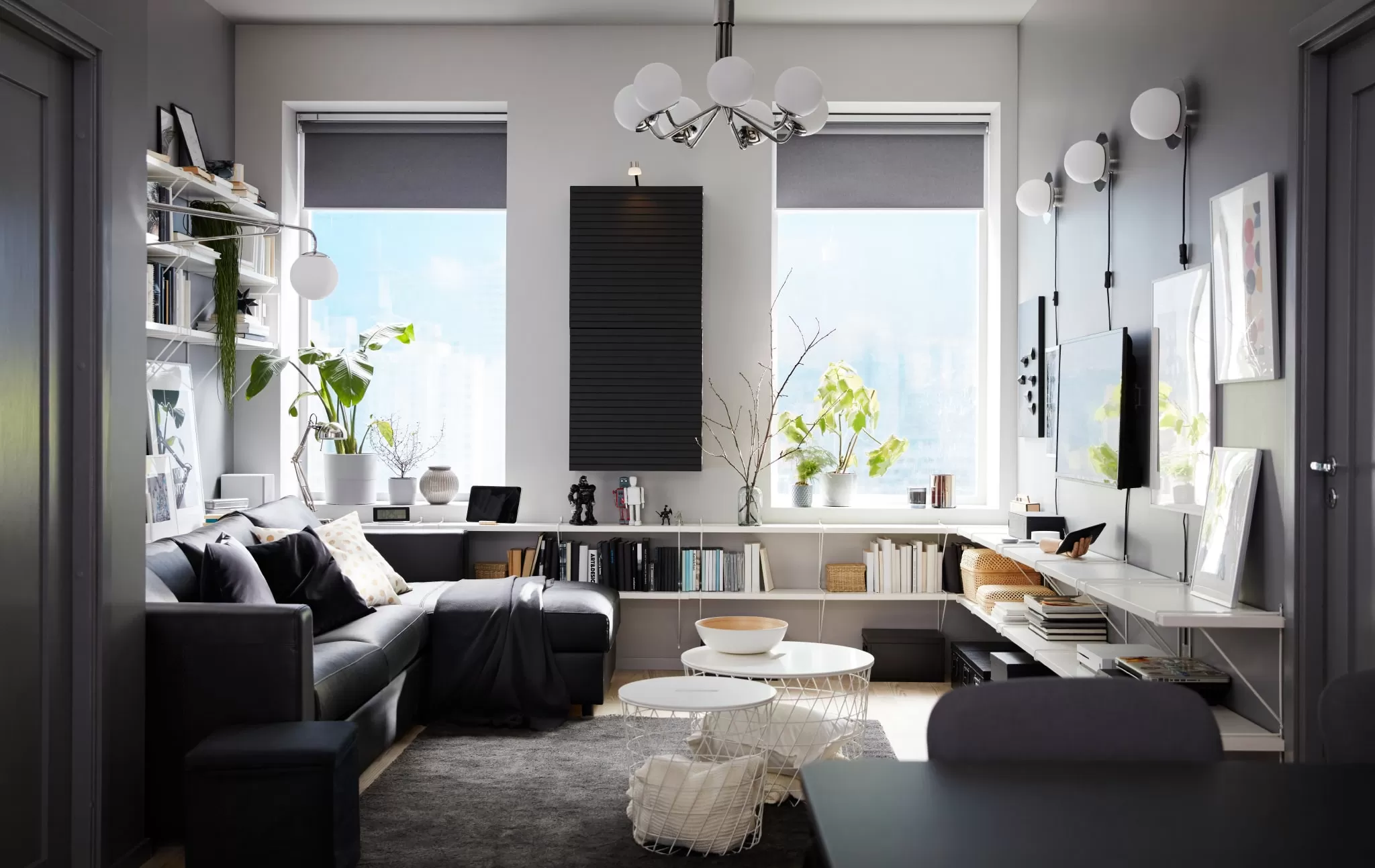 A sophisticated and smart space