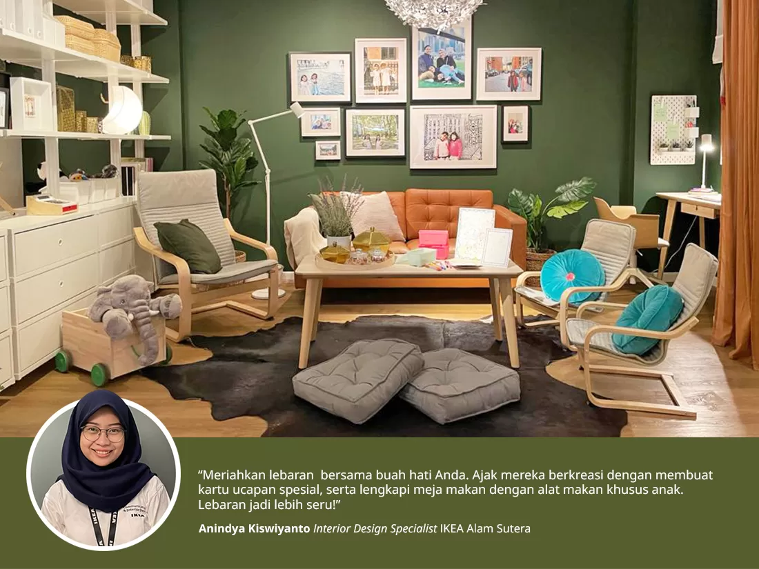 Tips sambut Hari Raya dengan aktivitas seru di ruang keluarga