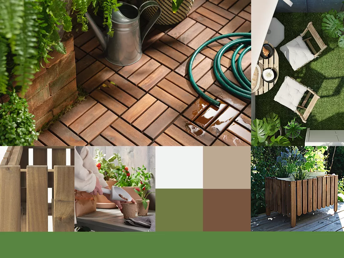 A cosy outdoor area to unwind