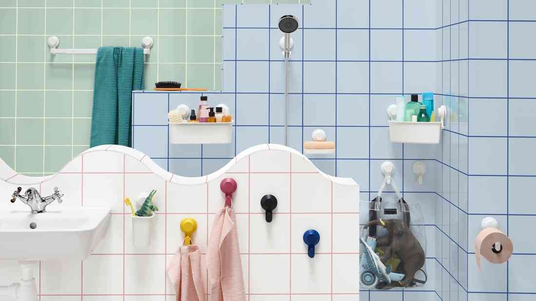 Bathroom towel hooks, enhancing practicality and organization - IKEA Indonesia