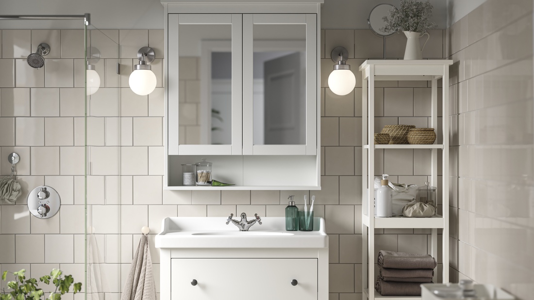 How to choose the right type of bathroom lighting - IKEA Indonesia