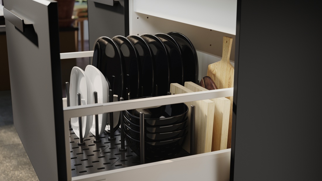 How to choose the right dish rack size for lower kitchen